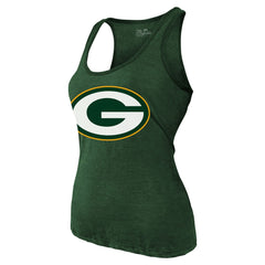 Green Bay Packers Jordan Love  Majestic Threads Women's Name & Number Tri-Blend Tank Top | NFL New