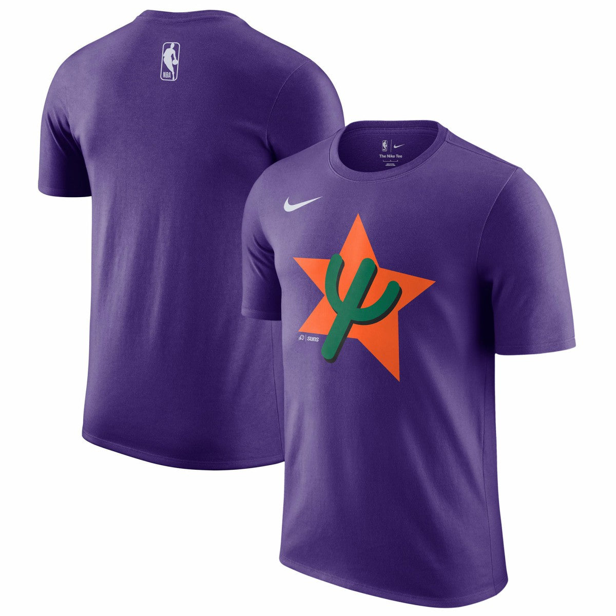 Purple Phoenix Suns 2024/25 City Edition Essential Logo T-Shirt | NBA