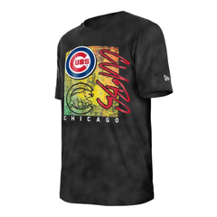 Chicago Cubs New Era Women's Sport Classics Enzyme Wash Oversized T-Shirt - MLB T-shirts