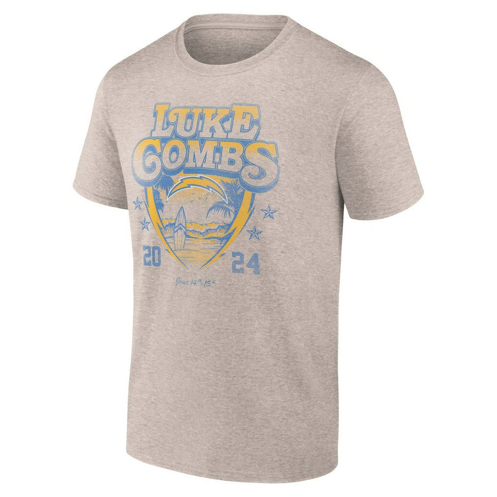 Los Angeles Chargers Luke Combs x  Growin' Up and Gettin' Old Tour T-Shirt | NFL On sale