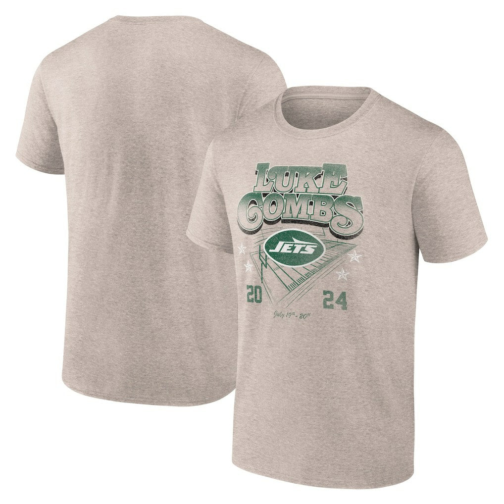 New York Jets Luke Combs x  Growin' Up and Gettin' Old Tour T-Shirt | NFL US