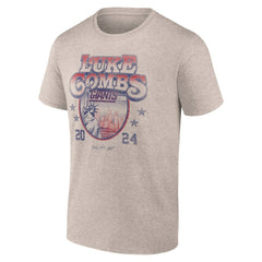 New York Giants Luke Combs x  Growin' Up and Gettin' Old Tour T-Shirt | NFL Hot