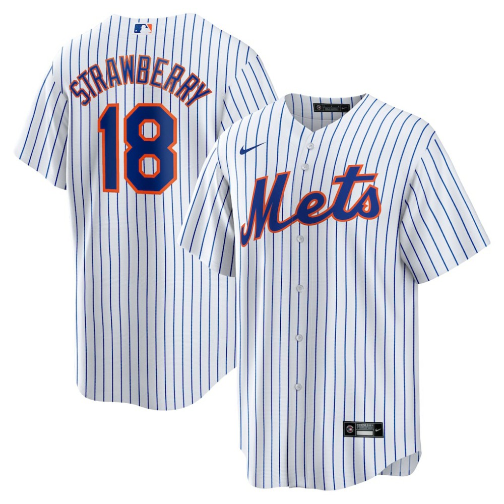 Darryl Strawberry New York Mets Nike Home Replica Retired Player Jersey - MLB Jerseys