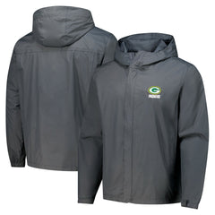 Green Bay Packers Dunbrooke Tropic Waterproof Packable Full-Zip Hoodie Jacket  | NFL Near me