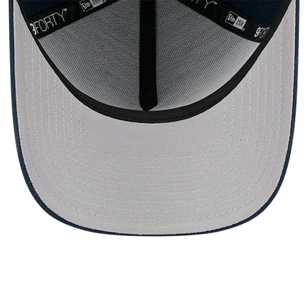 Navy Minnesota Timberwolves A-Frame 9FORTY Adjustable Hat | NBA