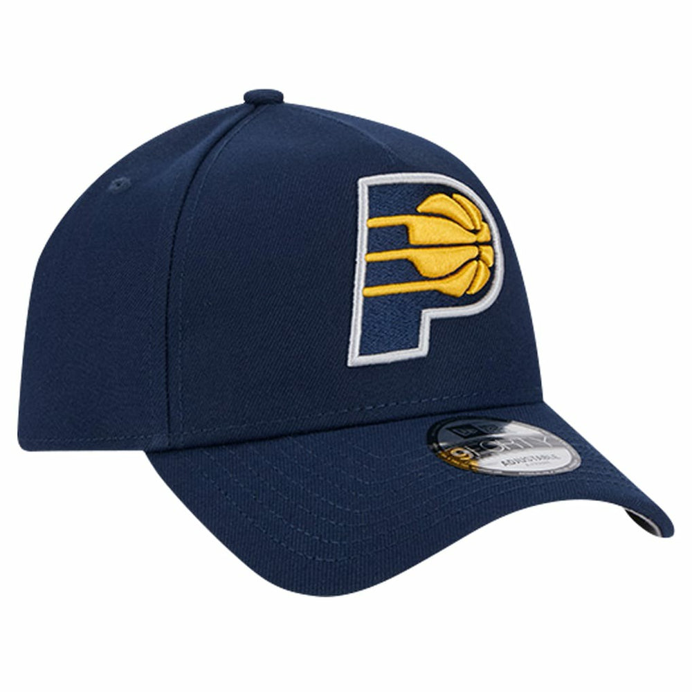 Navy Indiana Pacers A-Frame 9FORTY Adjustable Hat | NBA