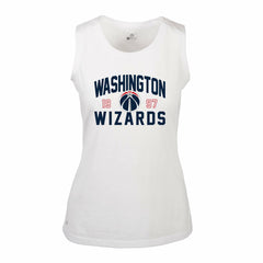 White Washington Wizards Levelwear Women's Macy Tank Top | NBA