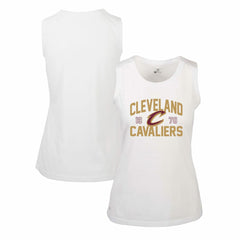 White Cleveland Cavaliers Levelwear Women's Macy Tank Top sale | NBA