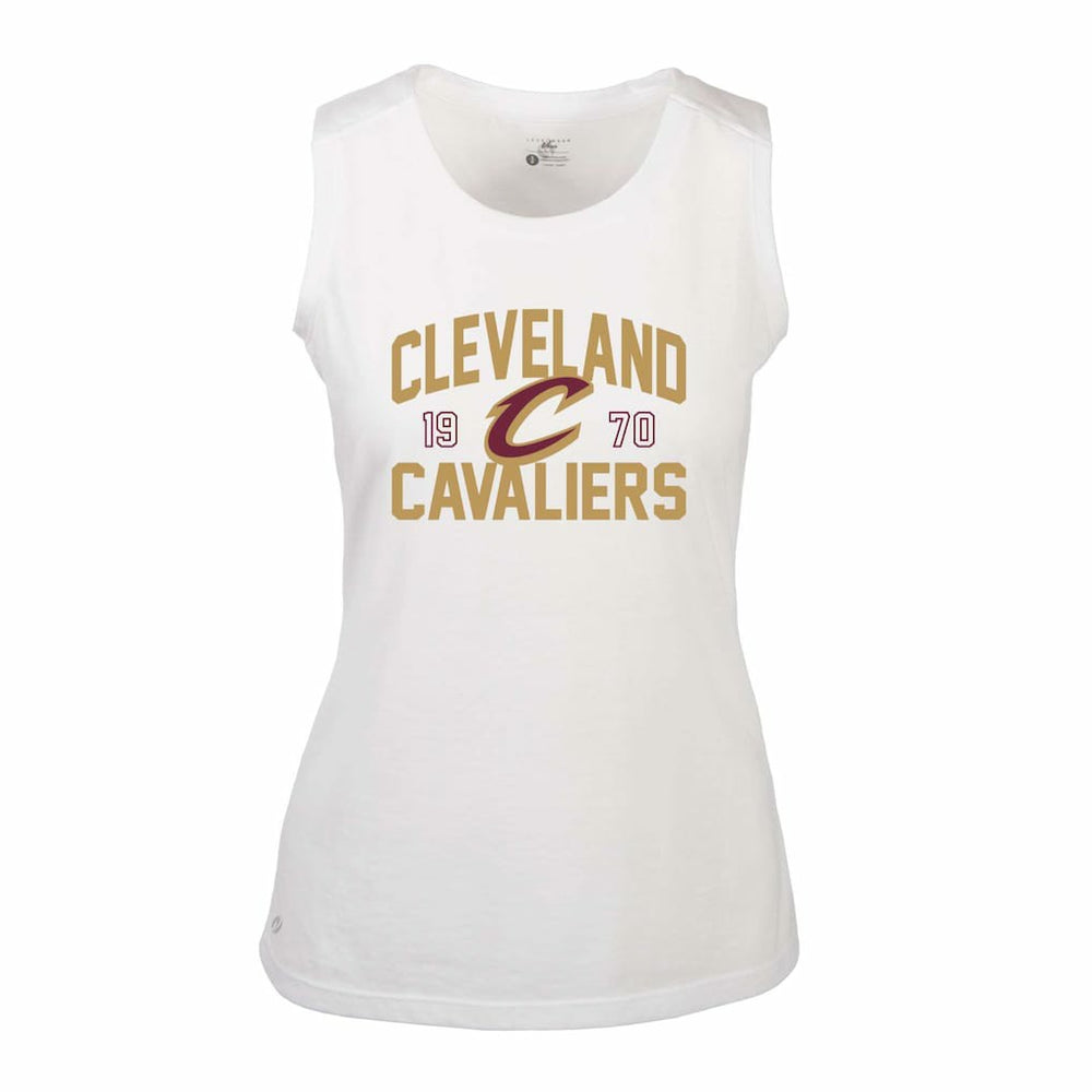 White Cleveland Cavaliers Levelwear Women's Macy Tank Top sale | NBA