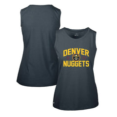 Navy Denver Nuggets Levelwear Women's Macy Tank Top sale | NBA