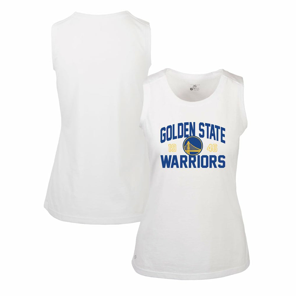 White Golden State Warriors Levelwear Women's Macy Tank Top sale | NBA