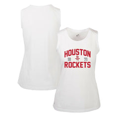 White Houston Rockets Levelwear Women's Macy Tank Top | NBA