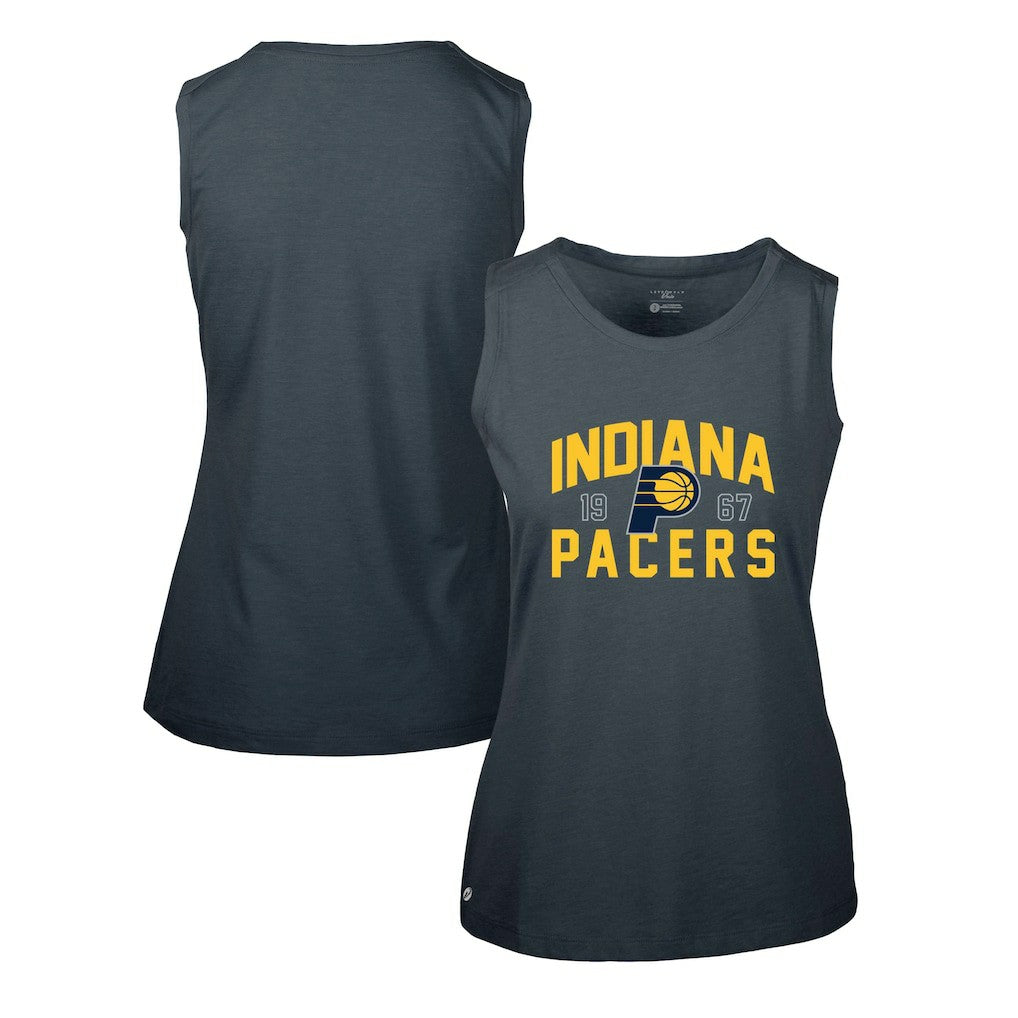Navy Indiana Pacers Levelwear Women's Macy Tank Top | NBA