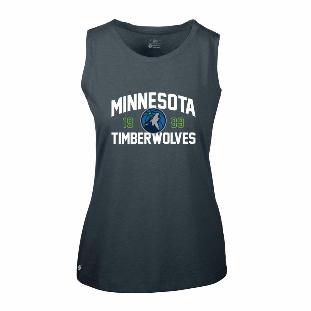 Navy Minnesota Timberwolves Levelwear Women's Macy Tank Top | NBA