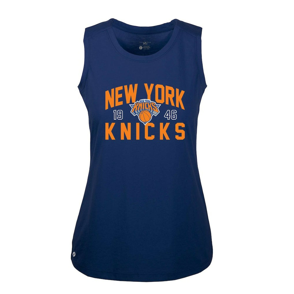 Blue New York Knicks Levelwear Women's Macy Tank Top | NBA