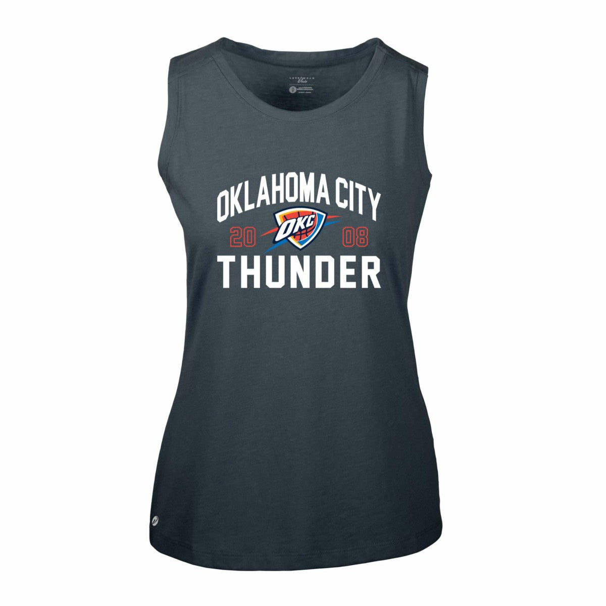 Navy Oklahoma City Thunder Levelwear Women's Macy Tank Top | NBA