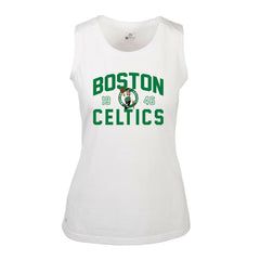 White Boston Celtics Levelwear Women's Macy Tank Top | NBA
