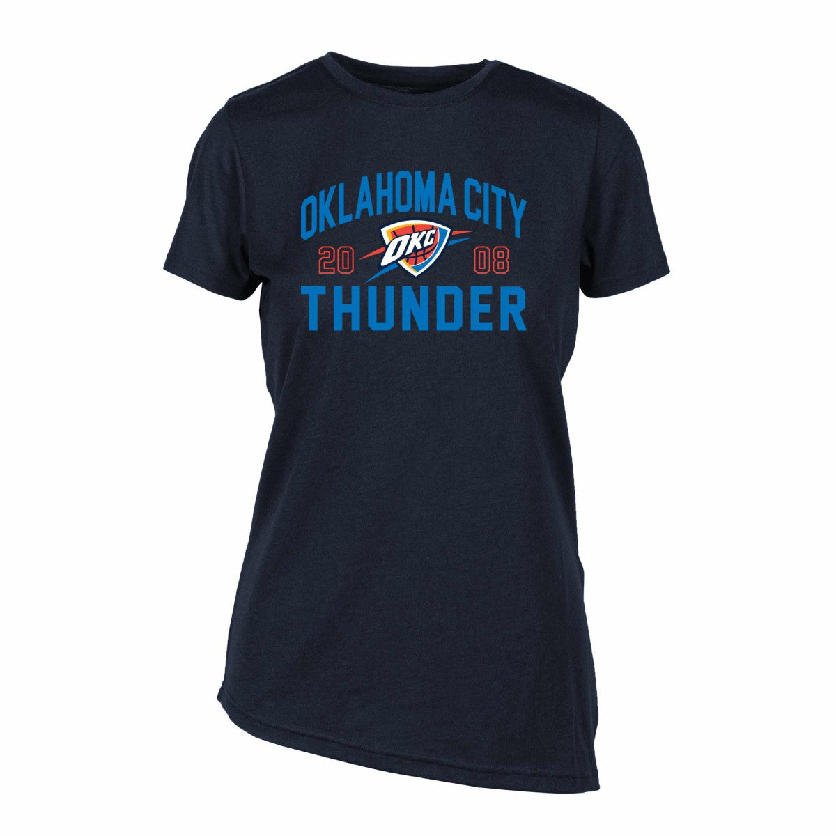 Navy Oklahoma City Thunder Levelwear Women's Birch T-Shirt | NBA