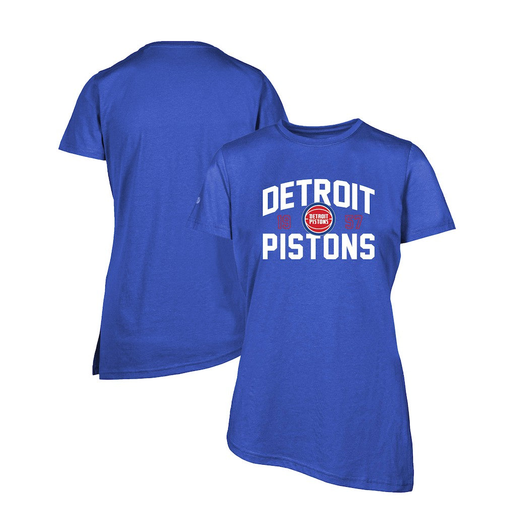 Blue Detroit Pistons Levelwear Women's Birch T-Shirt sale | NBA
