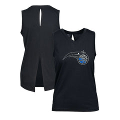 Black Orlando Magic Levelwear Women's Paisley Core V-Neck Tank Top | NBA