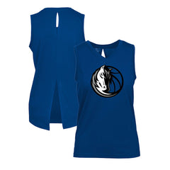 Blue Dallas Mavericks Levelwear Women's Paisley Core V-Neck Tank Top sale | NBA