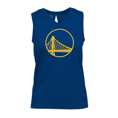Royal Golden State Warriors Levelwear Women's Paisley Core V-Neck Tank Top sale | NBA