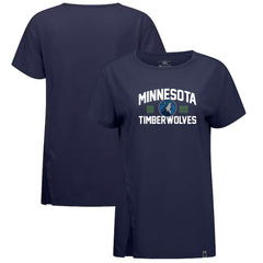 Navy Minnesota Timberwolves Levelwear Women's Influx T-Shirt | NBA