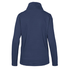 Navy Oklahoma City Thunder Levelwear Women's Loop Core Funnel Neck Pullover Sweatshirt | NBA