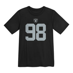 Las Vegas Raiders Maxx Crosby  Preschool Player Name & Number T-Shirt | NFL Discount