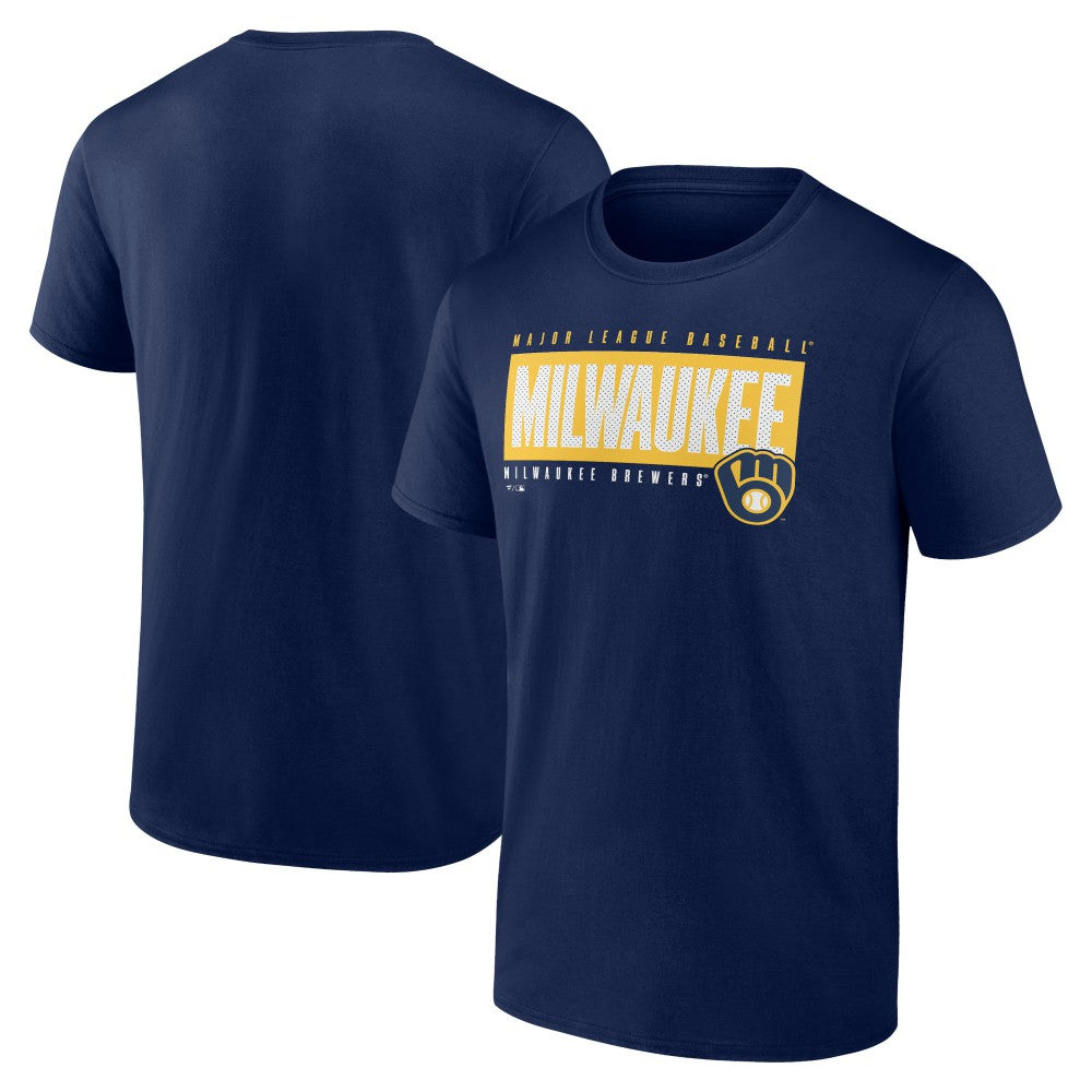 Milwaukee Brewers Blocked Out T-Shirt - MLB T-shirts