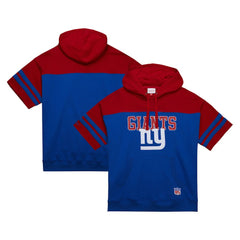 New York Giants Off Field Vintage Logo Short Sleeve Pullover Hoodie | NFL Sale