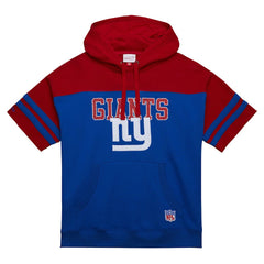 New York Giants Off Field Vintage Logo Short Sleeve Pullover Hoodie | NFL Sale