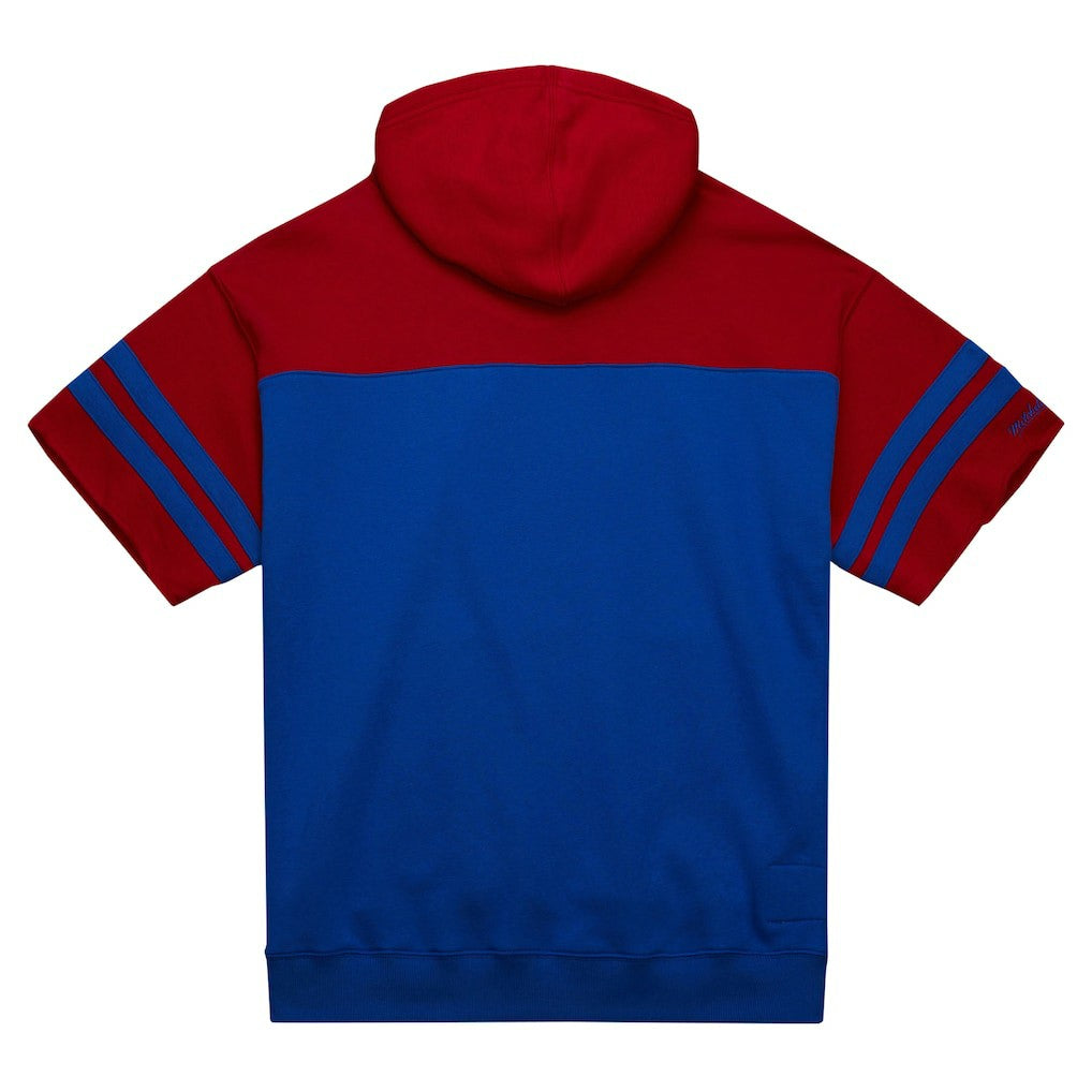 New York Giants Off Field Vintage Logo Short Sleeve Pullover Hoodie | NFL Sale