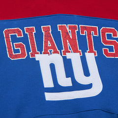 New York Giants Off Field Vintage Logo Short Sleeve Pullover Hoodie | NFL Sale