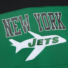 New York Jets Off Field Vintage Logo Short Sleeve Pullover Hoodie | NFL Hot