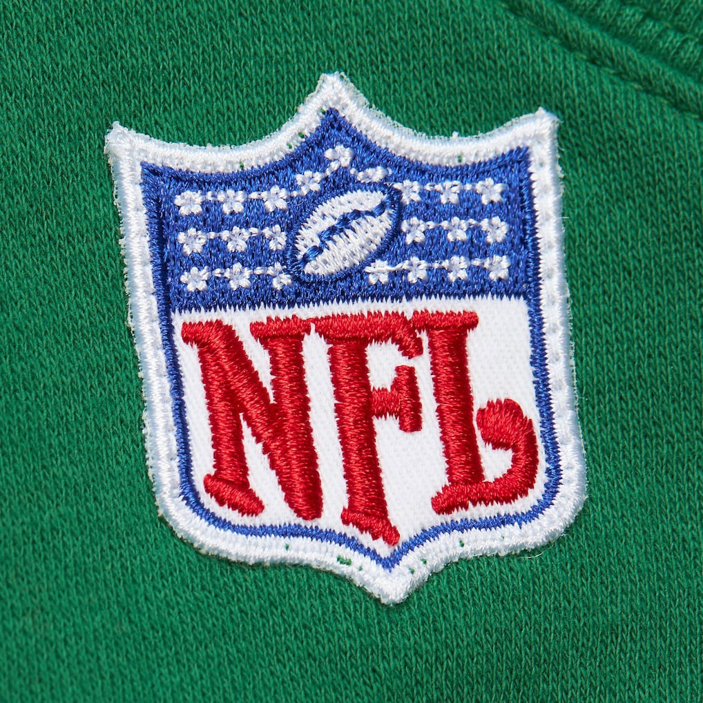 New York Jets Off Field Vintage Logo Short Sleeve Pullover Hoodie | NFL Hot