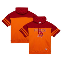 Tampa Bay Buccaneers Off Field Vintage Logo Short Sleeve Pullover Hoodie | NFL Online