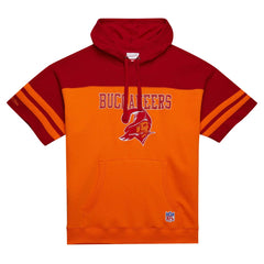 Tampa Bay Buccaneers Off Field Vintage Logo Short Sleeve Pullover Hoodie | NFL Online