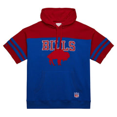 Buffalo Bills Off Field Vintage Logo Short Sleeve Pullover Hoodie | NFL New