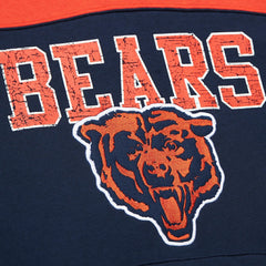 Chicago Bears Off Field Vintage Logo Short Sleeve Pullover Hoodie | NFL Discount