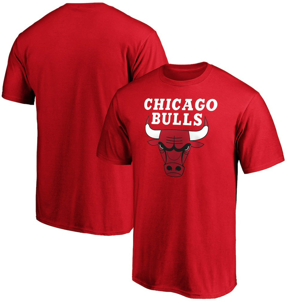 Red Chicago Bulls Global Logo T-Shirt sale | NBA