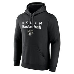 Black Brooklyn Nets Pick & Roll Coverage Pullover Hoodie | NBA