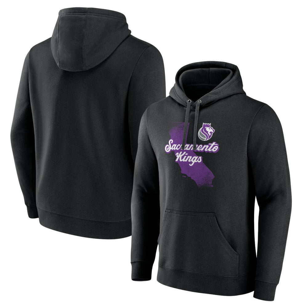Black Sacramento Kings Pick & Roll Coverage Pullover Hoodie | NBA
