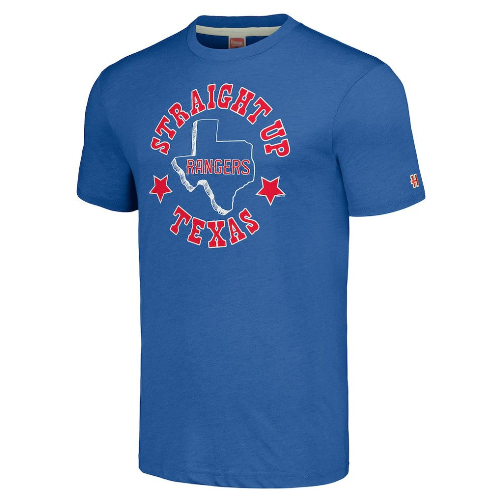 Texas Rangers Homage Hyper Local Tri-Blend T-Shirt - MLB T-shirts