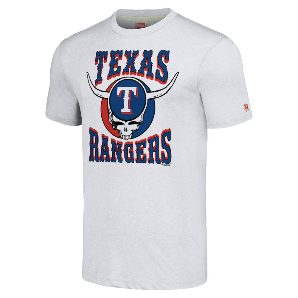 Texas Rangers Homage Grateful Dead Tri-Blend T-Shirt - MLB T-shirts