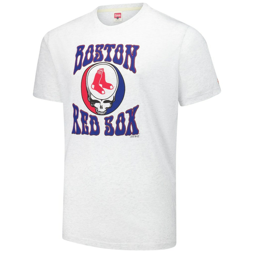 Boston Red Sox Homage Grateful Dead Tri-Blend T-Shirt - MLB T-shirts