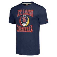St. Louis Cardinals Homage Grateful Dead Tri-Blend T-Shirt - MLB T-shirts