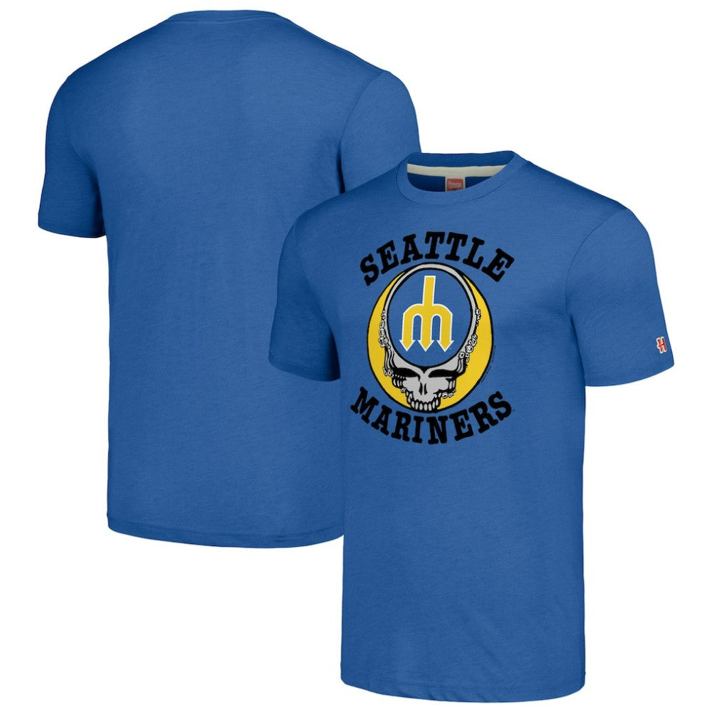 Seattle Mariners Homage Grateful Dead Tri-Blend T-Shirt - MLB T-shirts