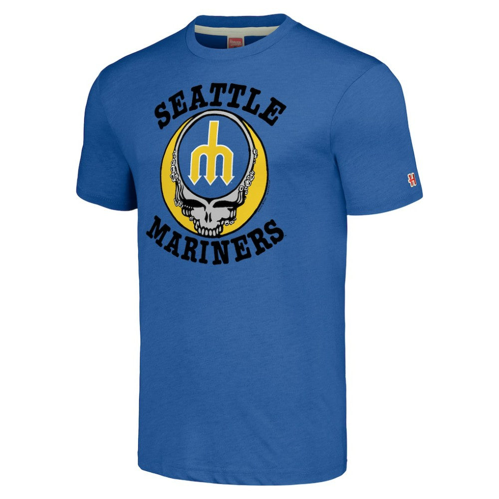 Seattle Mariners Homage Grateful Dead Tri-Blend T-Shirt - MLB T-shirts