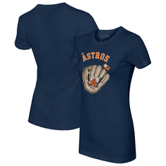 Houston Astros Tiny Turnip Women's Butterfly Glove T-Shirt - MLB T-shirts